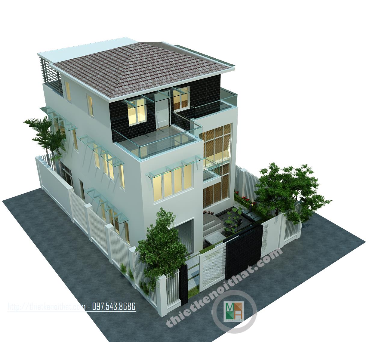 Thiết kế biệt thự tại Văn Khê Hà Đông